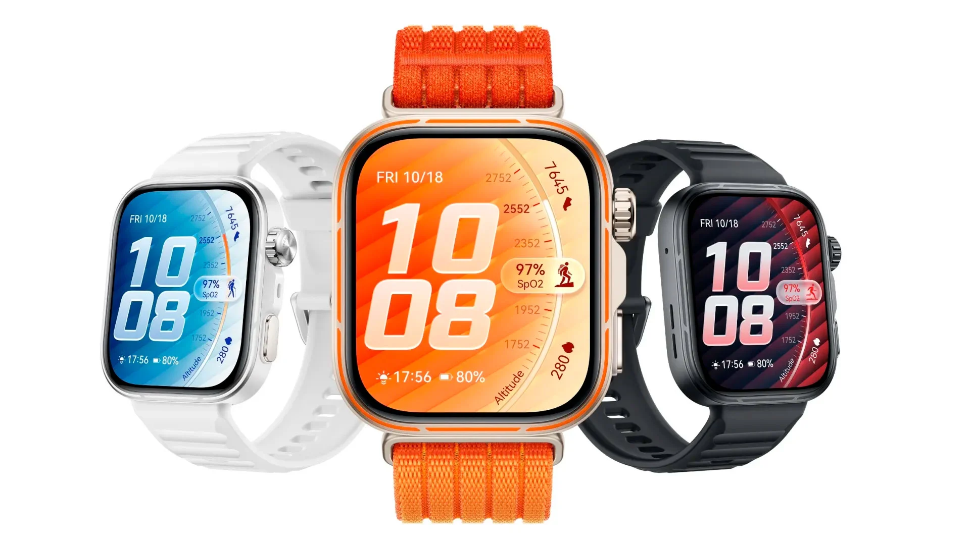Los diferentes modelos del Huawei Watch Fit 5 Pro