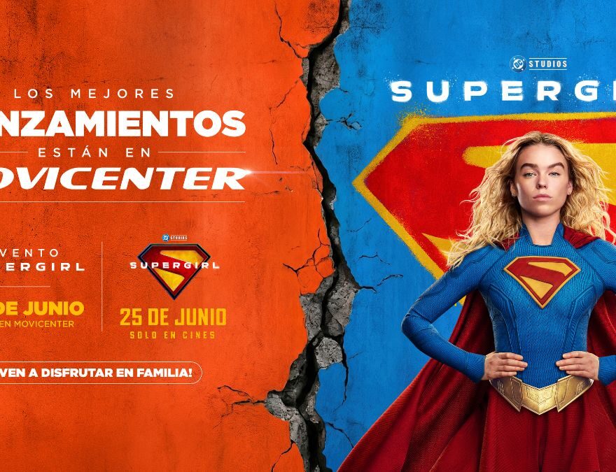 Póster de Movicenter y Supergirl.