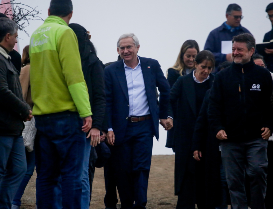 José Antonio Kast en el Parque Metropolitano Cerros de Renca.