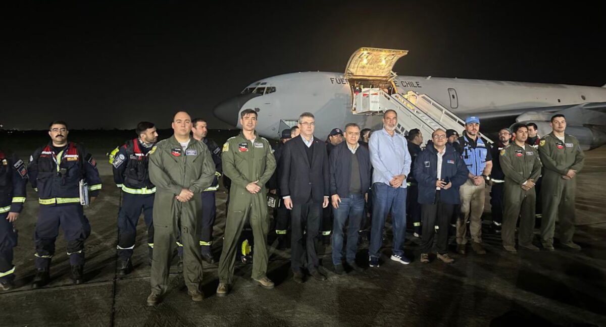 Bomberos de Chile en Venezuela