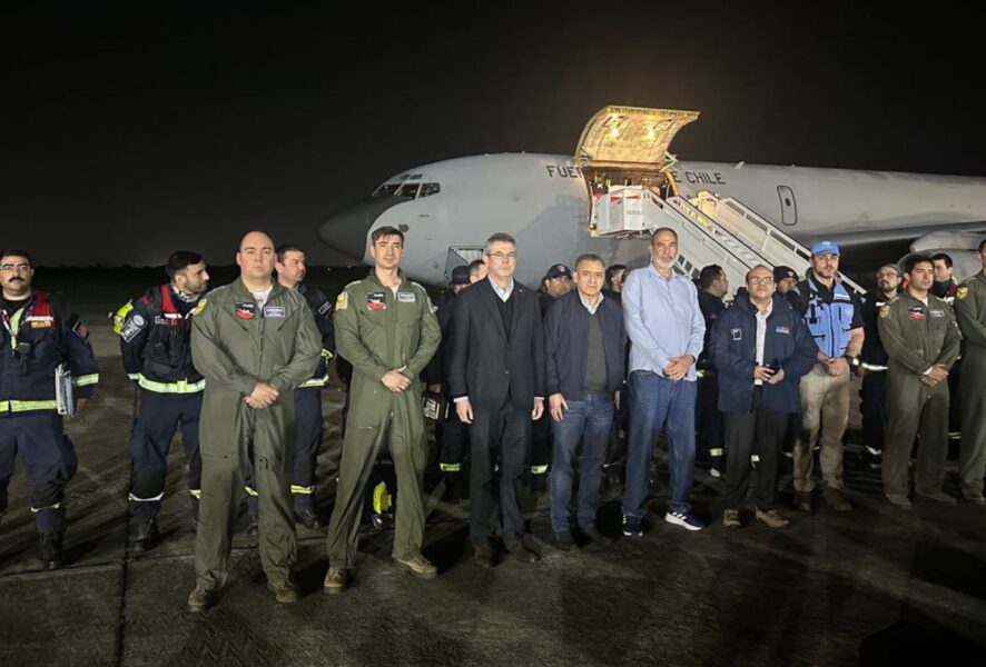 Bomberos de Chile en Venezuela