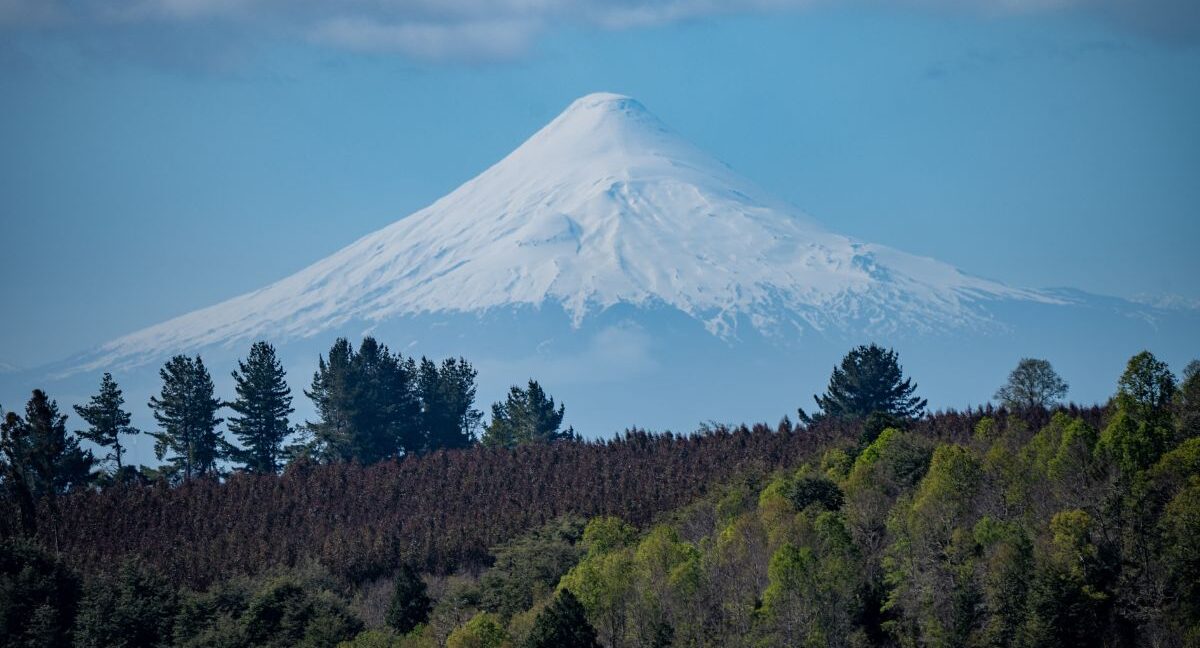 Cordillera que se ve desde Tegualda