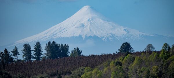 Cordillera que se ve desde Tegualda