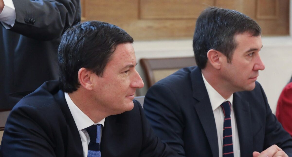 Arturo Squella y Guillermo Ramírez