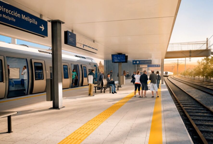 Estación de tren en Maipú