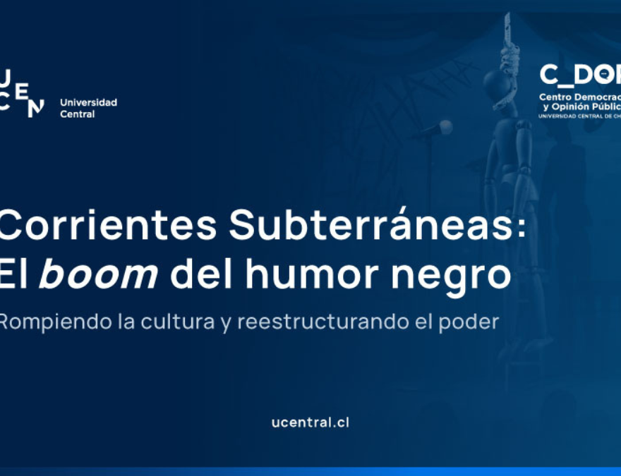 Portada de Corrientes Subterráneas sobre el fenómeno del humor negro.