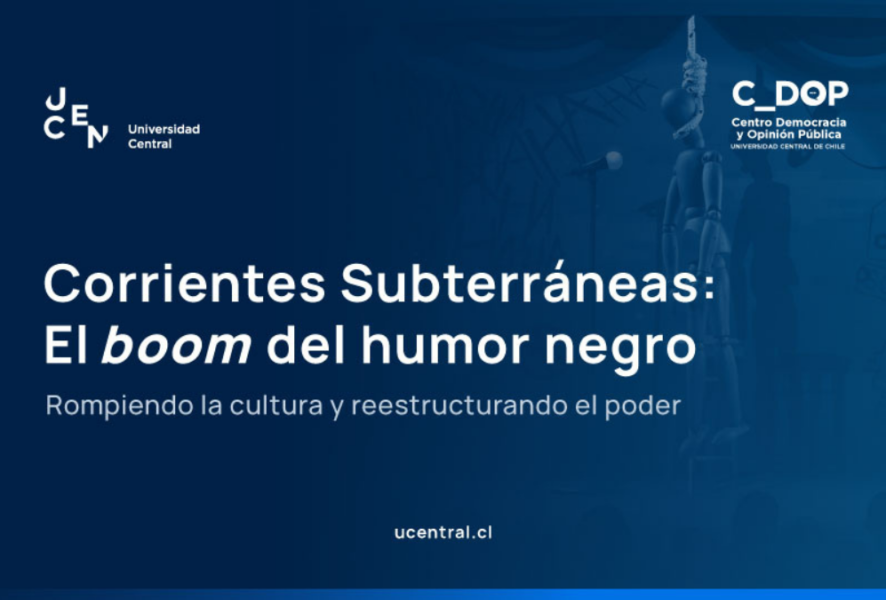 Portada de Corrientes Subterráneas sobre el fenómeno del humor negro.