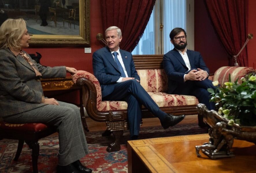 Kast y expresidentes, Boric entre ellos