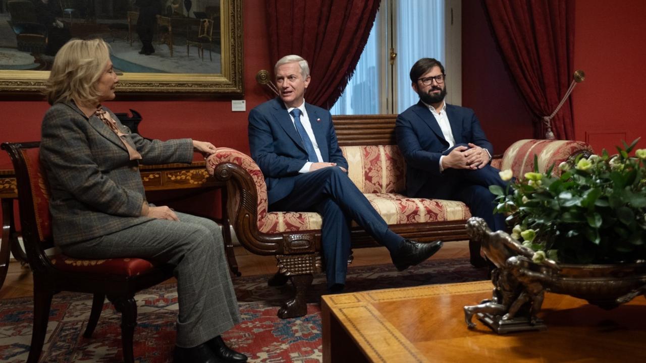 Kast y expresidentes, Boric entre ellos
