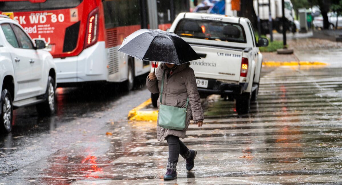 Lluvia en Santiago
