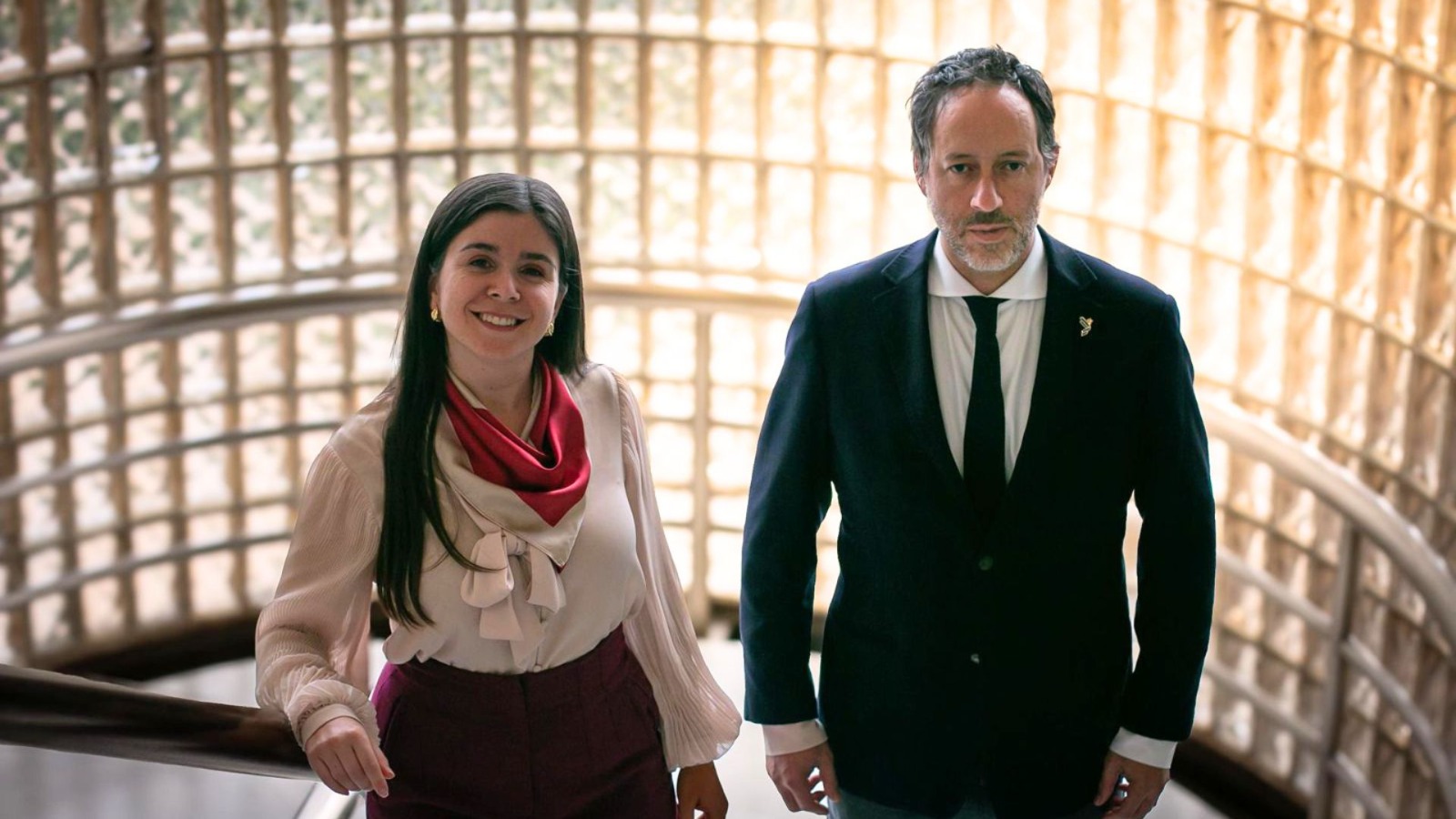 Chiara Barchiesi y Cristóbal Urruticoechea