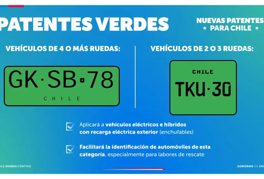 Patente verde en Chile: la ley que ya rige hoy