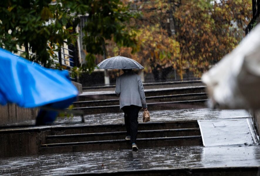 Lluvias en Santiago