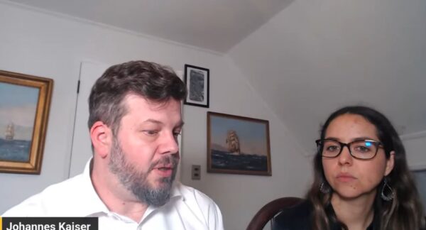 Johannes Kaiser e Ivette Avaria