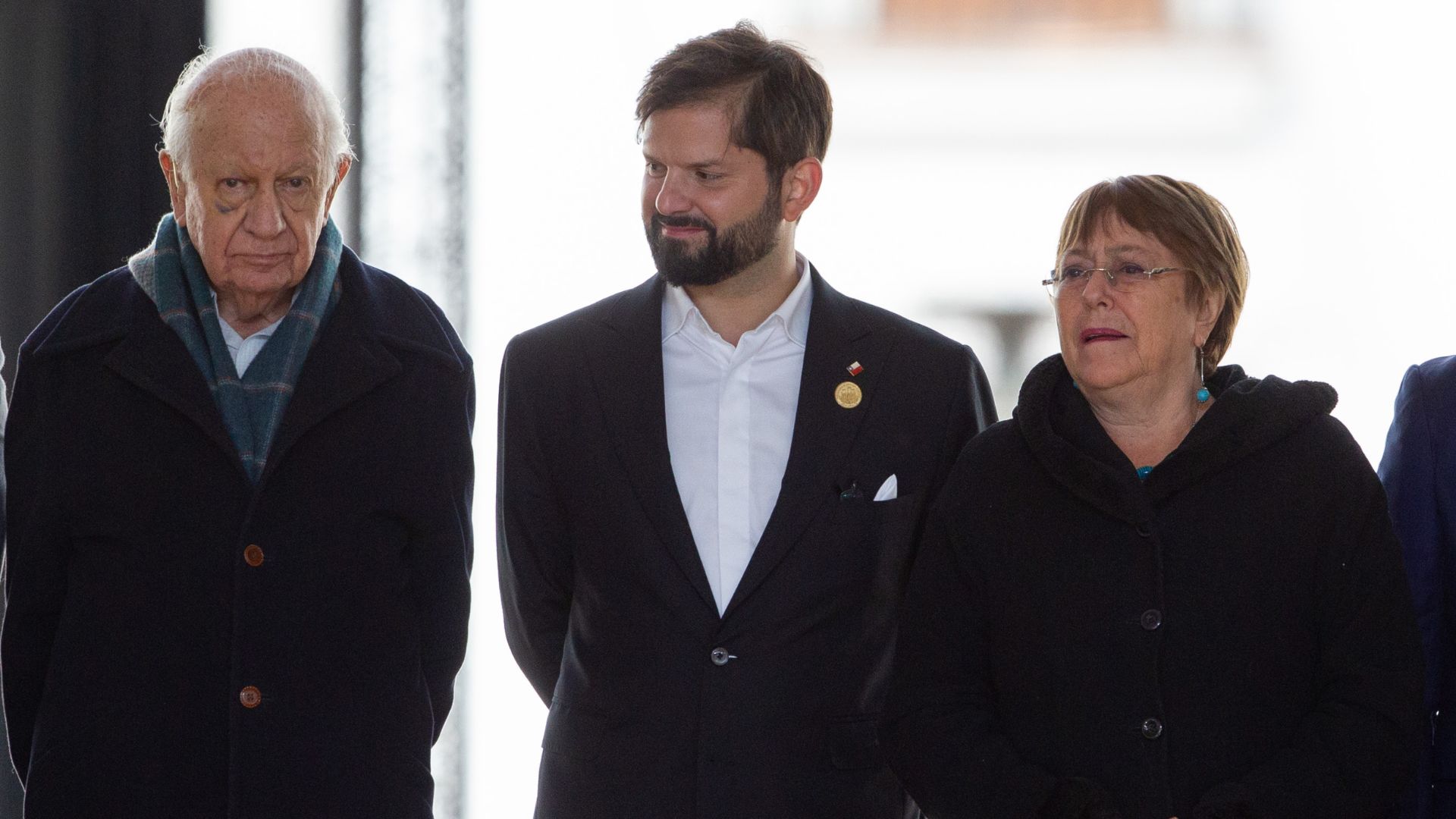 Lagos, Boric y Bachelet