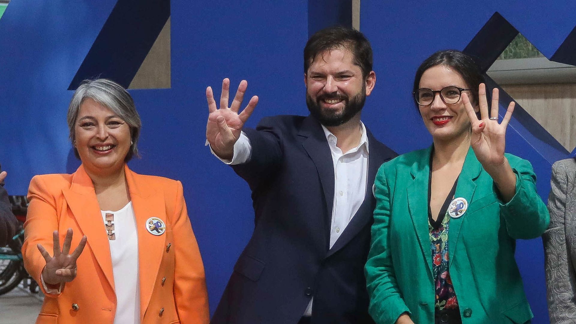 Jara, Boric y Vallejo