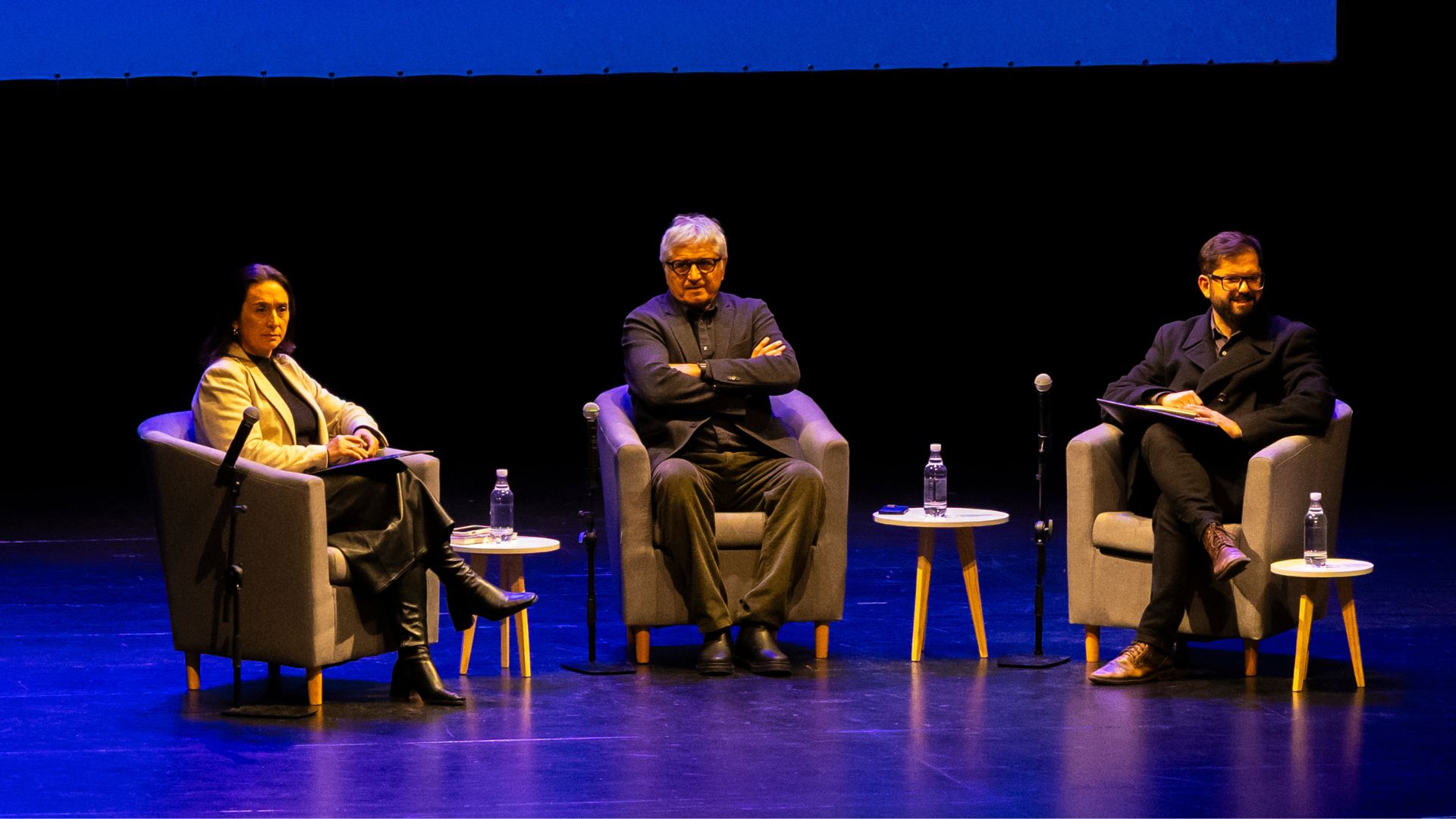 Naudon, Tironi y Boric
