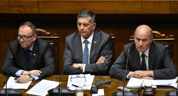 Claudio Alvarado, Jorge Quiroz y José García Ruminot