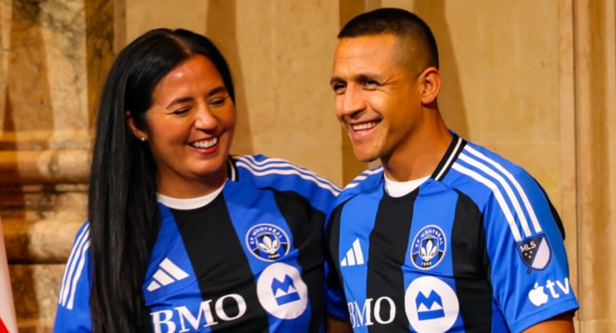 Soraya Martínez y Alexis Sánchez