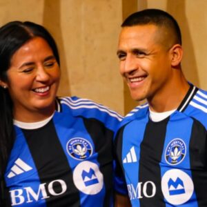 Soraya Martínez y Alexis Sánchez