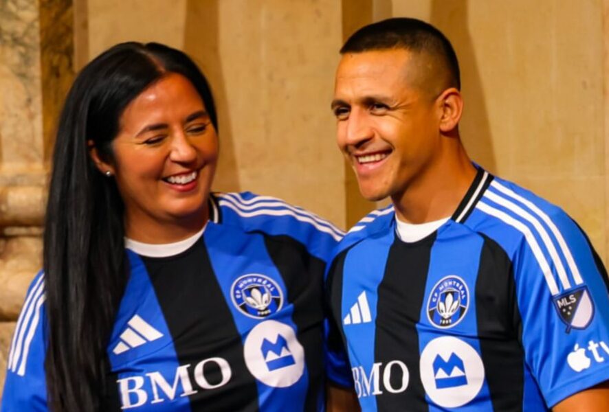 Soraya Martínez y Alexis Sánchez