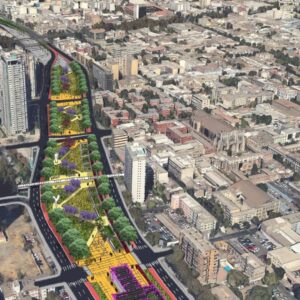 Parque en la Autopista Central