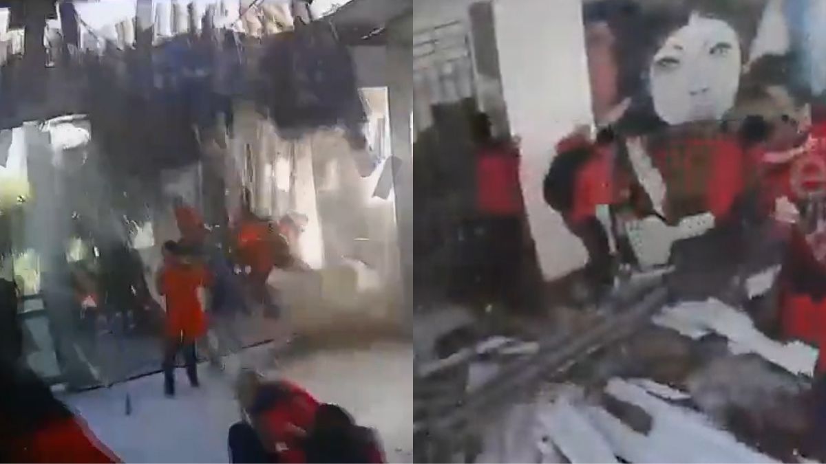 Terremoto de magnitud 7,4 en Colombia: impactantes imágenes muestran colapso de colegio en Dosquebradas