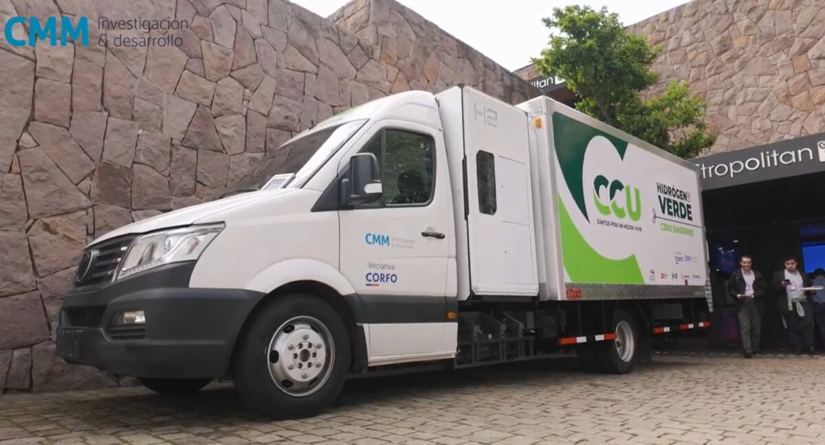 primer camión a hidrógeno verde chileno