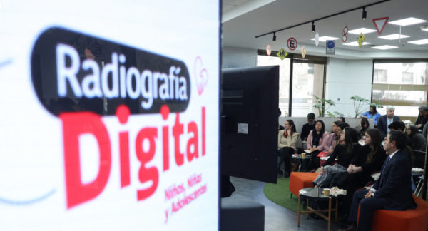 Póster de la Radiografía del uso Digital de Niños y Niñas