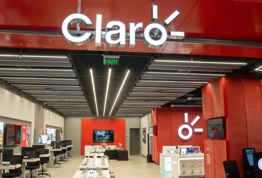 Nueva tienda de las remodelaciones de Claro