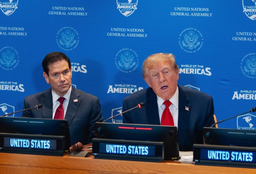 Marco Rubio y Donald Trump
