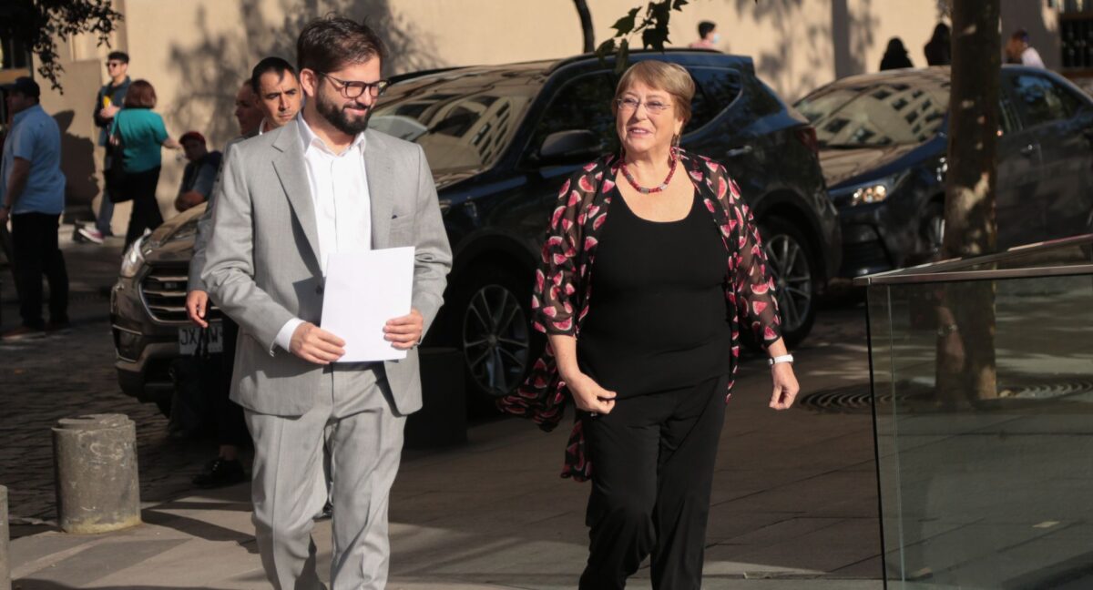 Boric y Bachelet