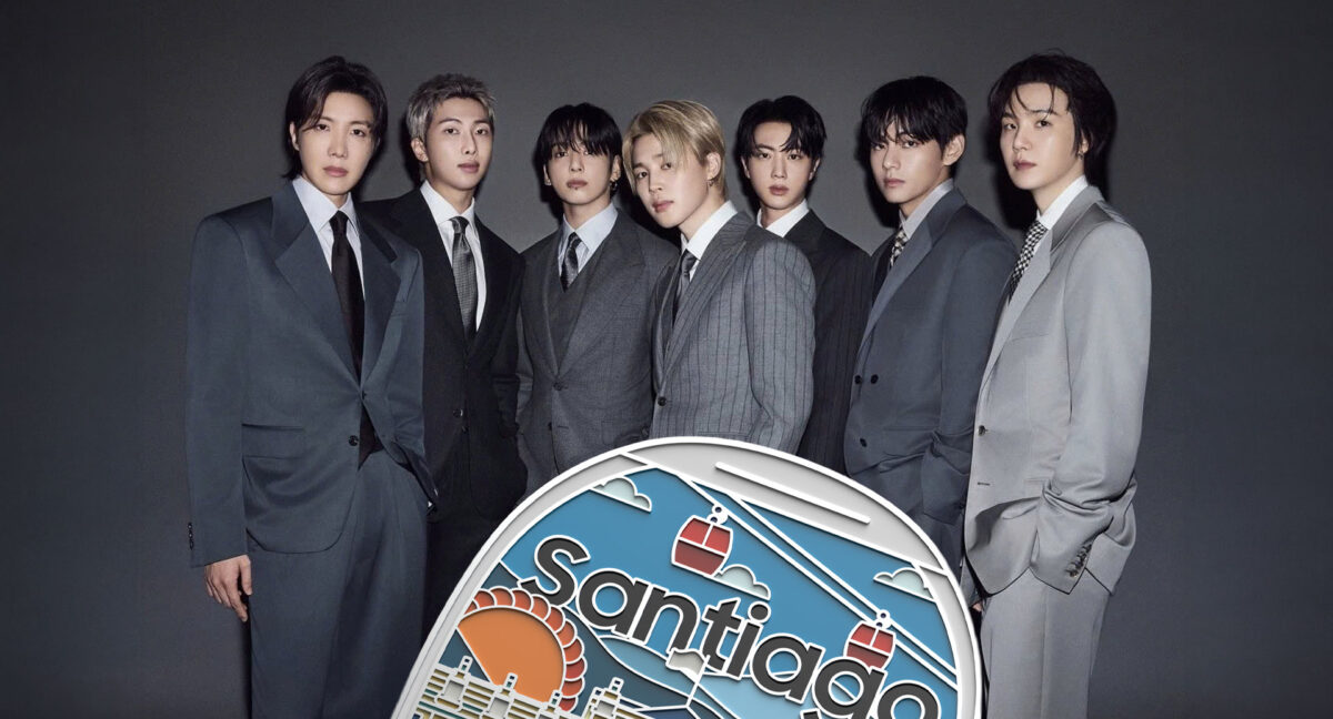 pin BTS Santiago