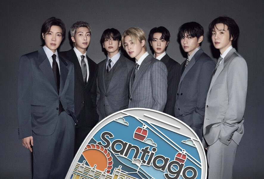 pin BTS Santiago