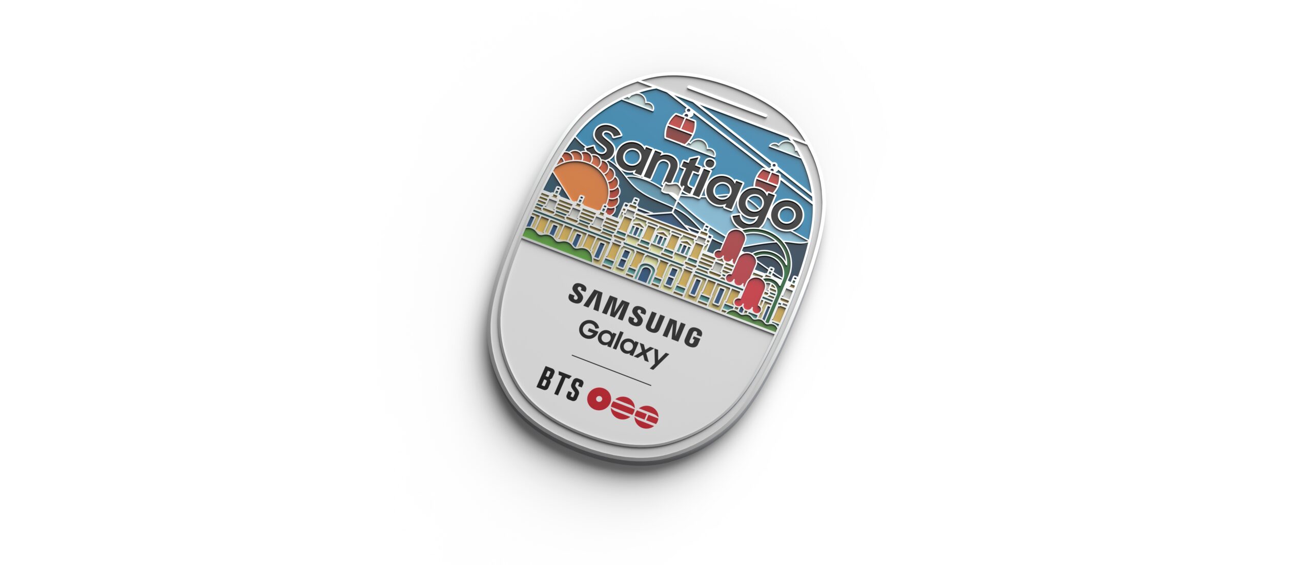 pin BTS Santiago