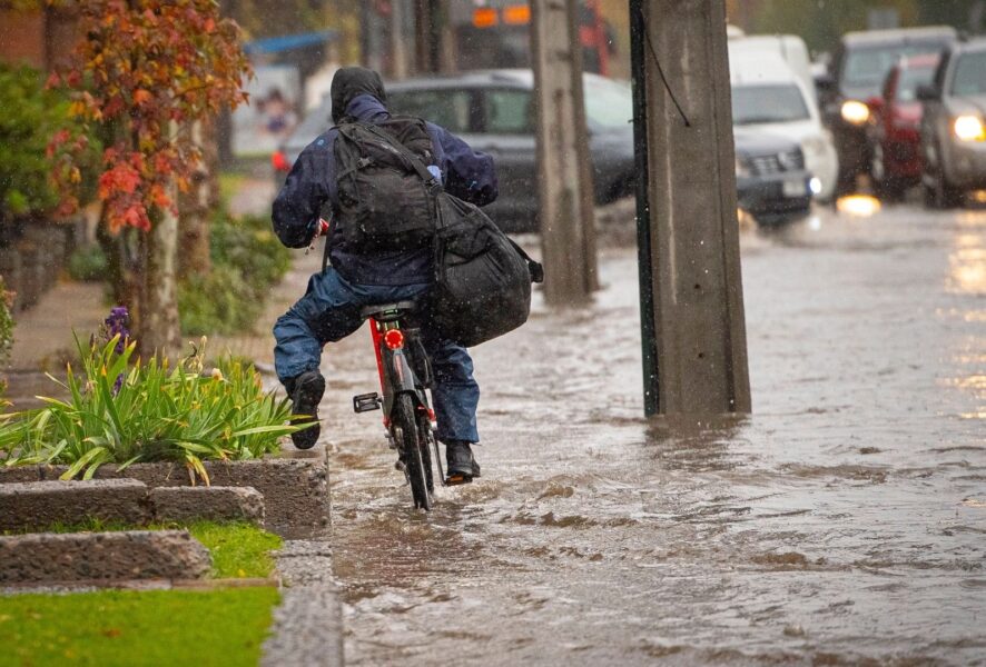 Lluvias en Santiago