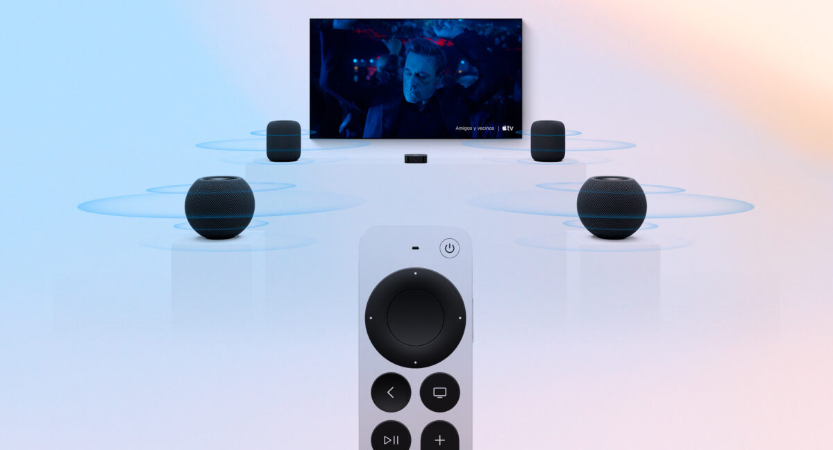 Apple TV 4K y HomePod mini 2 en Chile