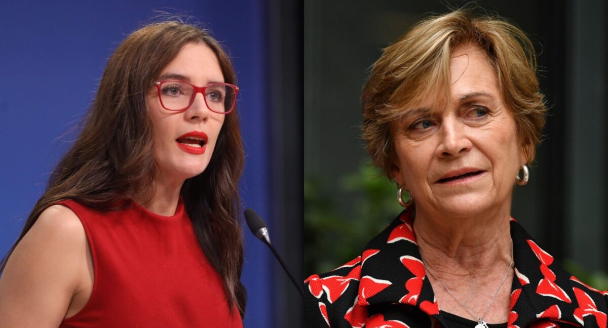 Camila Vallejo y Evelyn Matthei