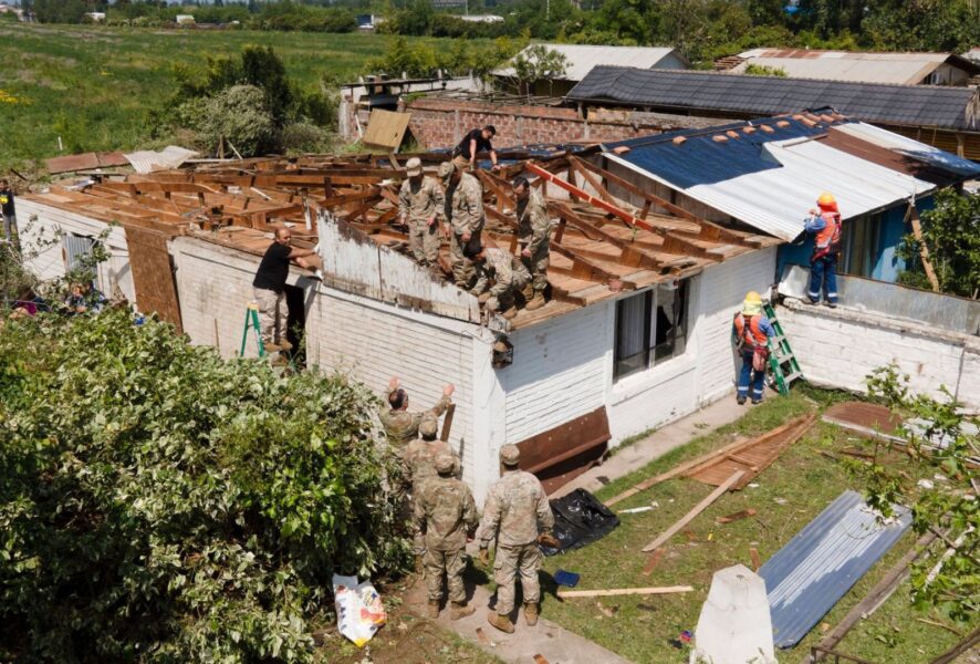 Tornado en Requínoa